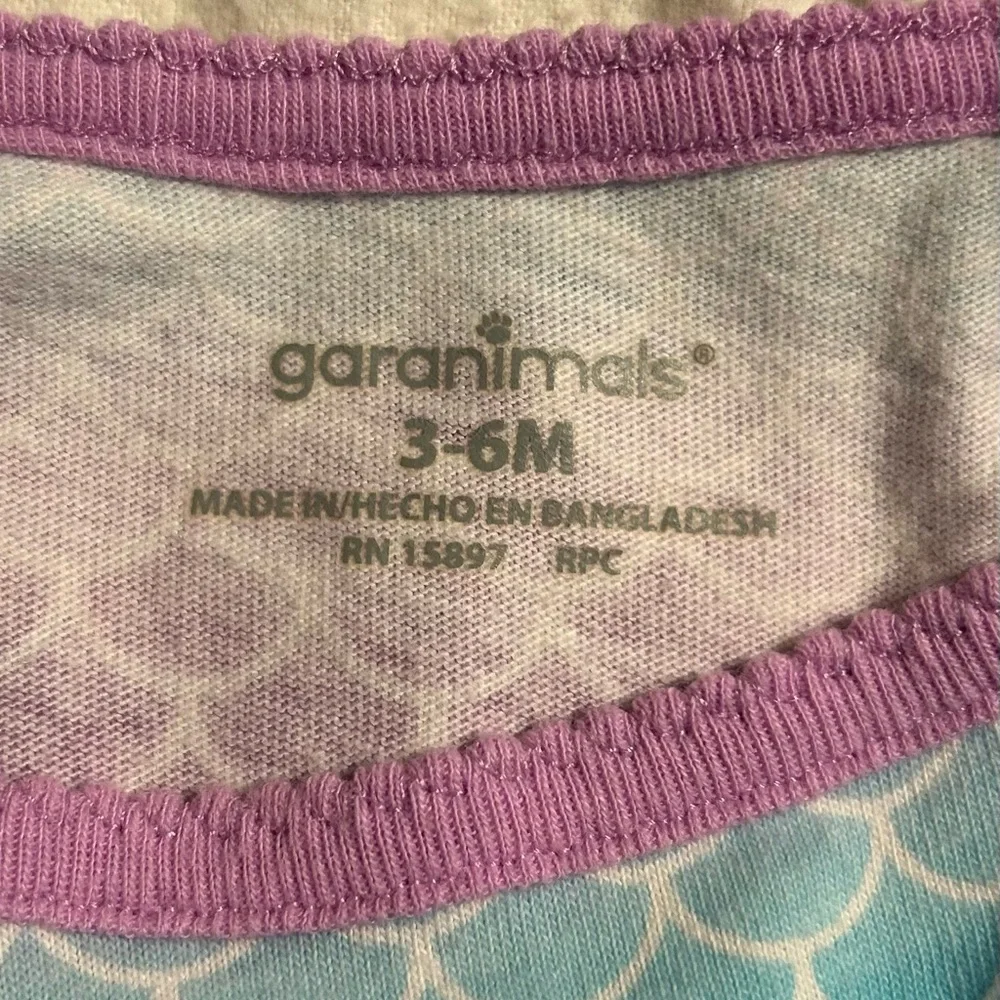Garanimals Purple and Blue Scallop Bodysuit‎